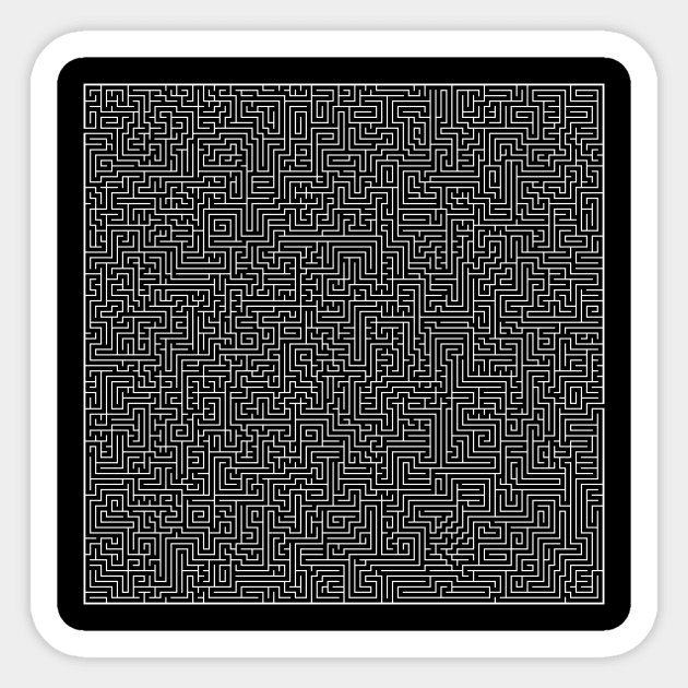 Maze Sticker by Pufahl